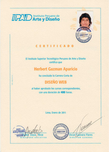 Carrera: Diseño Web